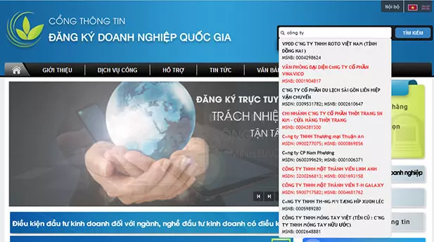 Đăng ký thành lậo công ty, doanh nghiệp