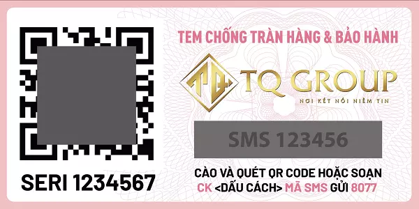 tem bảo hành điện tử, tem chống giả điện tử tq group