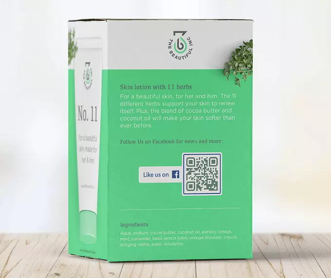 qr code bao bì sản phẩm cho mỹ phẩm