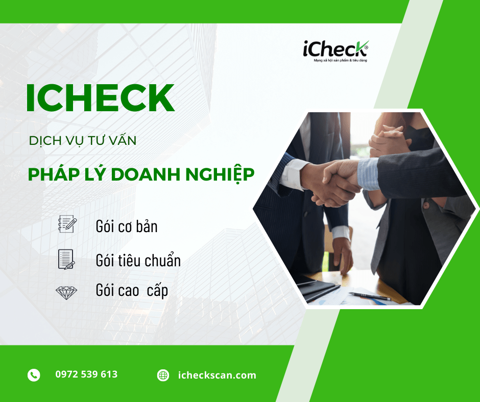 Cơ hội nhận Gói dịch vụ tư vấn doanh nghiệp thường xuyên từ iCheck